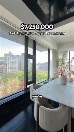 This building is only condominium in Manhattan with direct park frontage on Union Square Park.