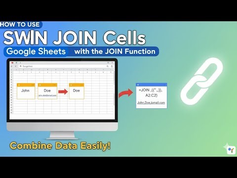 🔗 How to Join Cells in Google Sheets with the JOIN Function | Combine Data Easily!