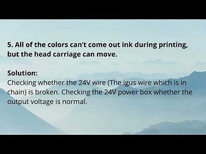 How to solve Error of Eco Solvent Printer with BYHX Boards