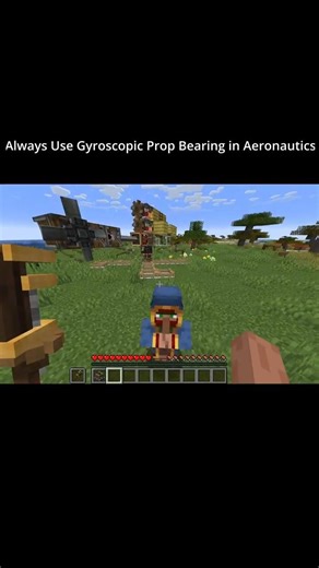 This is Why You Should Always Use Gyros in Minecraft Create Mod Aeronautics