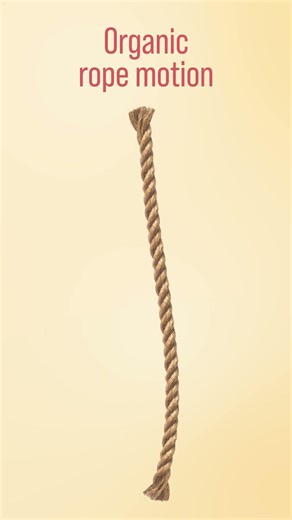 Rope motion with few Keyframes using Reacto (Motion That Reacts) #vfx #education #3dcompositing