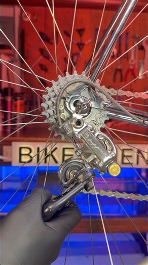 Installing Rear Derailleur Cable - Campagnolo 50th Groupset