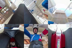 781K views · 32 reactions | For 16-year-old luge athlete Luke Voegeli, it was love at first slide. Hurtling down an ice chute on a tiny sled in freezing temperatures felt like home. | USA TODAY Sports | Facebook