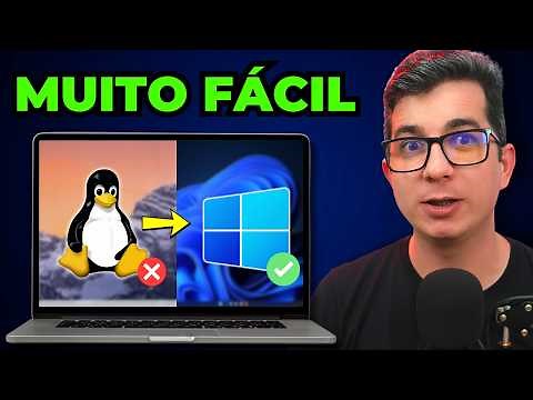 Comprou um NOTEBOOK com LINUX? Veja como instalar o WINDOWS 11 SEM COMPLICAÇÃO!