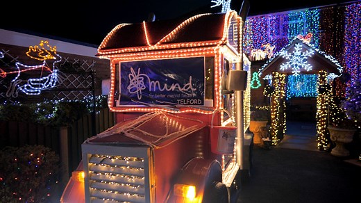 Telford family switch on 75,000 Christmas lights