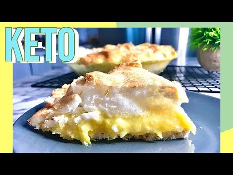 THE BEST LEMON MERINGUE PIE!!! KETO! LOW CARB! DAIRY FREE! GLUTEN FREE!