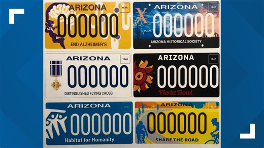 New license plate designs released by ADOT