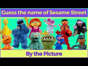 Fun 3-Second Sesame Street Character Quiz | Kids' Fast-Paced Learning with Quiz Clock