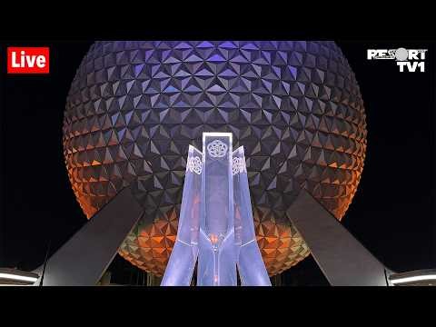 🔴Live: Tranquil Tuesday at Epcot - A Relaxing Evening - Walt Disney World - 3-24-26