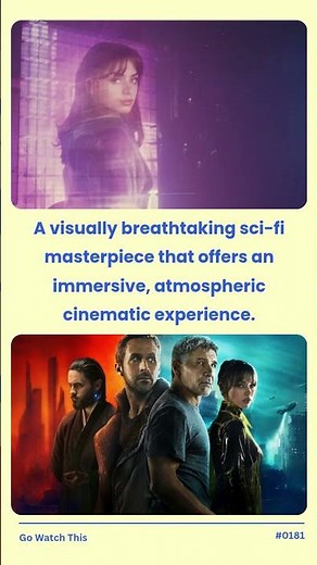 The Most Visually Stunning Movie Ever Made? 🎞️#RyanGosling #SciFi #BladeRunner2049 #shorts