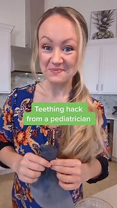 55K views · 755 reactions | This pediatrician-approved teething hack is easy and effective - and you probably already have everything you need! | BabyCenter | Facebook