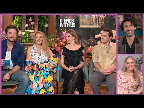 IT ENDS WITH US Cast Interview! Blake Lively listens to REPUTATION album on her way to work!