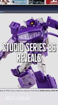 SS86 ASTROTRAIN & SHOCKWAVE REVEALED | Studio Series 86 wave 2 reveals | MrLoubat | Transformers
