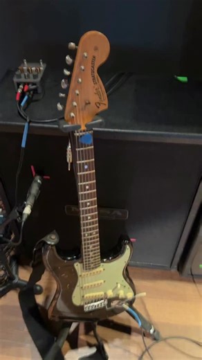 Warren Mendonsa on Instagram: "Another episode of quick & dirty rig rundown of the guitar rig. We’re playing at @thehummingtree this evening and these 2 Mesa Boogie half stacks are the preferred rental. Going direct into the amp and having the wet effects on a separate amp is working really nicely. Also adding the @uaudio Ox Stomp for a direct feed option to clean up monitoring on stage."