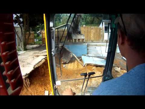 Filling In A Swimming Pool