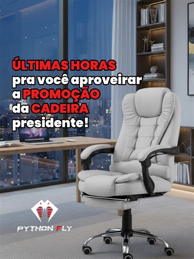 Última chamada! ⏰🔥 A Semana de Ofertas Carnaval 08S está chegando ao fim. 🪑 Preto | Rosa | Marrom | Cinza O cinza é o favorito de quem quer algo moderno, neutro e versátil — combina com tudo! ✔ Conforto ✔ Ergonomia ✔ Estilo para qualquer ambiente ⚠ Promoção por tempo limitado Depois… só no próximo Carnaval 😉 👇 Qual cor da cadeira presidente é a sua escolha final? #cadeiraergonomica #homeoffice #conforto #trabalho #Carnaval #setupperfeito #escritoriomoderno #qualidadedevidasp #tiktokshopbr