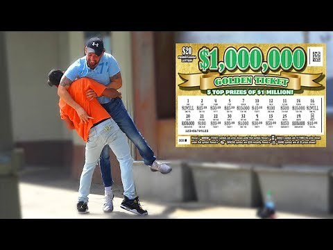 FAKE $10,000 LOTTERY TICKET PRANK on Strangers