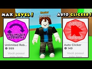 LIBEREI REBIRTH INFINITO NO CLICKING SIMULATOR 2.0 (Roblox)