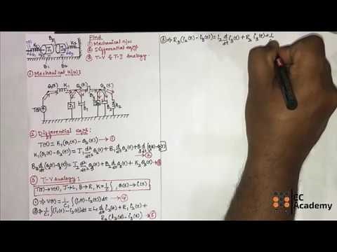 #143 Problem on Rotational mechanical system || Torque voltage & Torque current analogy ||ECAcademy
