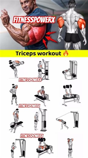 Build Strong Triceps Fast 💪 | Best Tricep Exercises for Toned Arms