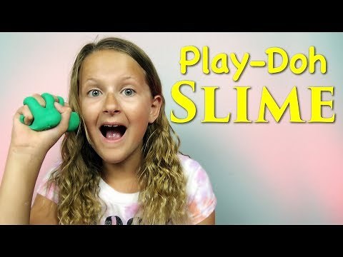 DIY Play Doh and Lotion Slime \\\\ So Easy and Fun \\\\ No Glue. No Borax.