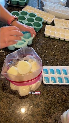 Unmolding frozen goat milk to use in soap! #coldprocesssoap #soapmaking #smallbusiness