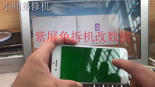 iPhone漏洞紫屏免拆机改硬盘底层数据，使用方法软件分享