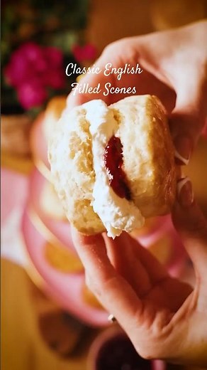 Classic English Scones 🍓 | Afternoon Tea Baking
