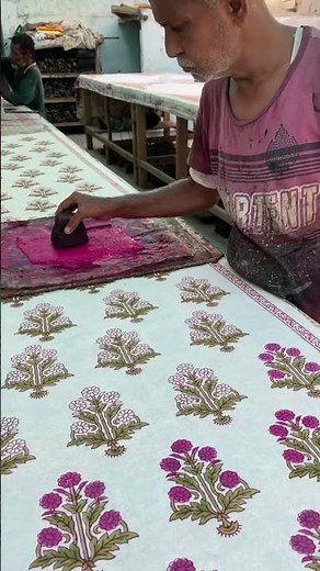 Wooden Block Printing Timeless Craft 🪵#BlockPrint #CraftArt #Shorts #DIYFashion #Viral