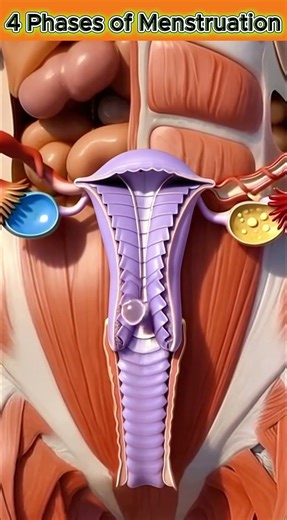 Menstrual Cycle in 3D Animation Explained | Female Reproductive System