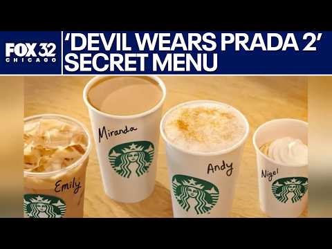 Starbucks launches ‘Devil Wears Prada 2’ secret menu with character-inspired drinks | ChicagoNOW