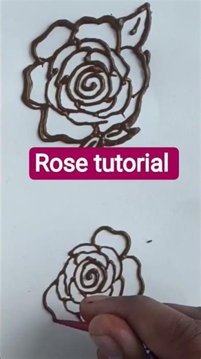 Rose tutorial with jassi#mahendi