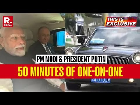 This Is Exclusive LIVE: PM Modi-Putin Bonhomie, 50 Minutes Of One On One In President Putin's Car