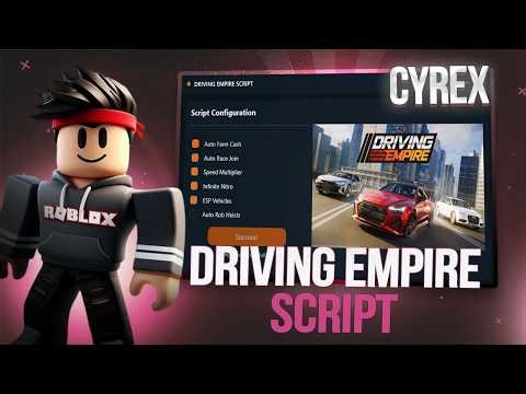 DRIVING EMPIRE SCRIPT! AUTO FARM MONEY, FAST SPEED, ESP & MORE | ios/android/pc