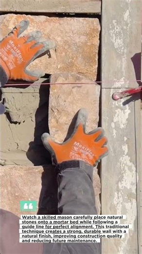 The Stone Masonry Technique That Looks Incredible and Lasts for Decades!