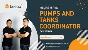 An exciting opportunity awaits! Beepo is in search for a Pumps and Tanks Coordinator. Do you have a background in Fuel and Petroleum? Apply now! Click here to learn more https://adr.to/e5chs you may also send your detailed resume/CV via email at talentacquisition@beepo.com.au You may also see all of our job openings at our careers website www.beepo.com.ph | Beepo Careers