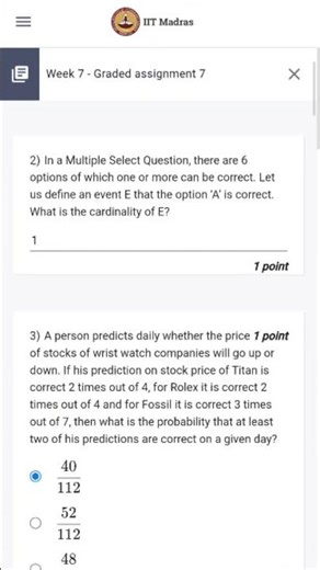 WEEK 7 GRADED ASSIGNMENT OF STATISTICS