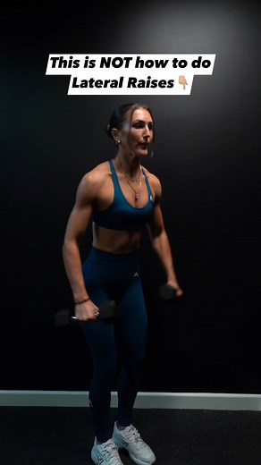 Try Bent Arm Lateral Raises instead 💪🏼🔥 #liftwithhayley #liftingweights #weighttraining #upperbody #upperbodyworkout #strength #strengthtraining #strong #strongwomen #strengthandconditioning #lateralraises #gymmotivation #gymtips #weightlifting | Hayley Madigan