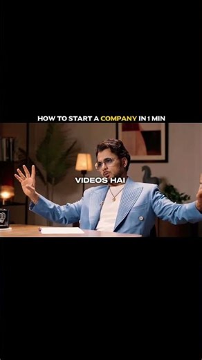 Here's the step by step explanation on how to start a company in 1 min...