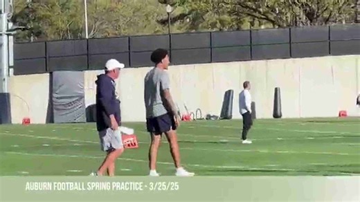 Auburn Football Spring Practice - March 25, 2025