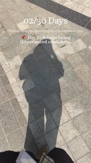Arpita Bendre | HR & Lifestyle on Instagram: "📌 Day 02/30 of posting job opportunities & interview tips 🚀 Infosys is hiring for: ✨ 2 Years Experience Roles • AWS Admin / AWS Architect • AI/ML Engineer • Python – Network Automation & CPE Tester ✨ 3 Years Experience Roles • Java Developer • Java / Spring Boot / Microservices Developer • .Net Full Stack Developer • Data Analyst • Python Full-Stack Developer • Java Spring Boot Developer Comment “Interested” 💬 I’ll send you the Google form in your