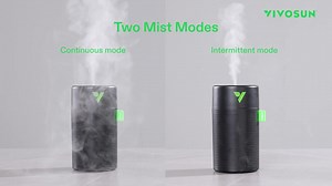VIVOSUN AeroStream 0.2 gal. U075 Cool Mist Mini Humidifier with 2 Mist Modes, Designed for Grow Tents/VGrow VSE-ASU075