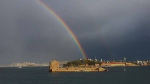 6.2K views · 294 reactions |  It's a double rainbow all the way across the sky.  Whoa, that's so intense.   Haig Gilchrist on the Manly Ferry | ABC Sydney | Facebook