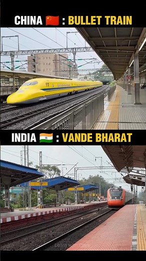 🚅 Bullet Train vs Vande Bharat — India 🇮🇳 vs China 🇨🇳 Speed Comparison ⚡