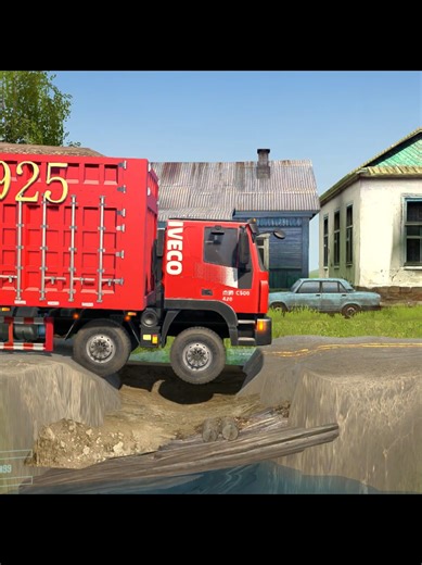 Spinning tires muddy Mercedes simulation game good Part62 #spintires #mudrunner