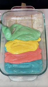 625K views · 2.6K reactions | Anyone can make this marble cake! woman makes beautiful cake with food coloring, and cake batter. she uses an unique and easy method to make beautiful layers in the cake. | Janelle & Kate | Facebook