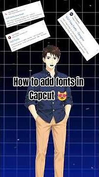 How to add fonts in Capcut #viral #edit #capcut