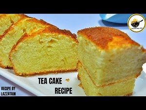 Easy Bakery Style Plain Cake Recipe By Lazzatain | Vanilla Cake at Home