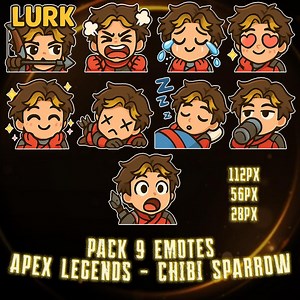 Buy Apex Legends Chibi Emotes: Sparrow Character Pack (digital Download Pngs) Online in India - Etsy