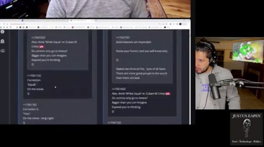 A Truth Social employee promoted QAnon on his podcast